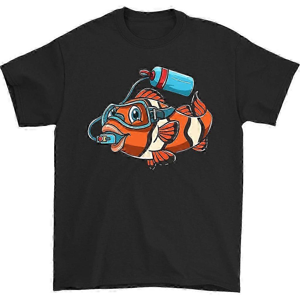   Clownfish Scuba Diver Crew Neck