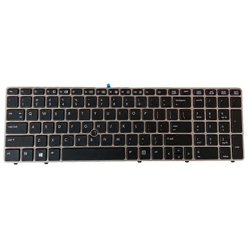 US Laptop Keyboard with Frame Pointer For ProBook 6560B/EliteBook 8570P 8560P