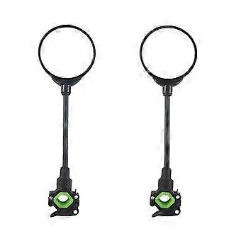 Bike Mirror Rotatable Handlebar Rearview Mirror Wide Angles Safety Mirror