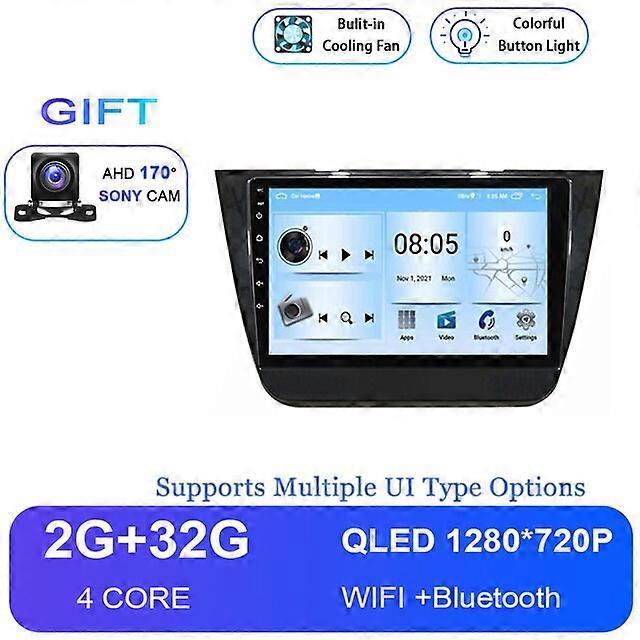 MG ZS 2014 - 2017 GPS NaviマルチメディアビデオプレーヤーステレオCarplay自動QLEDのDSP BTいいえ2 DIN DVD