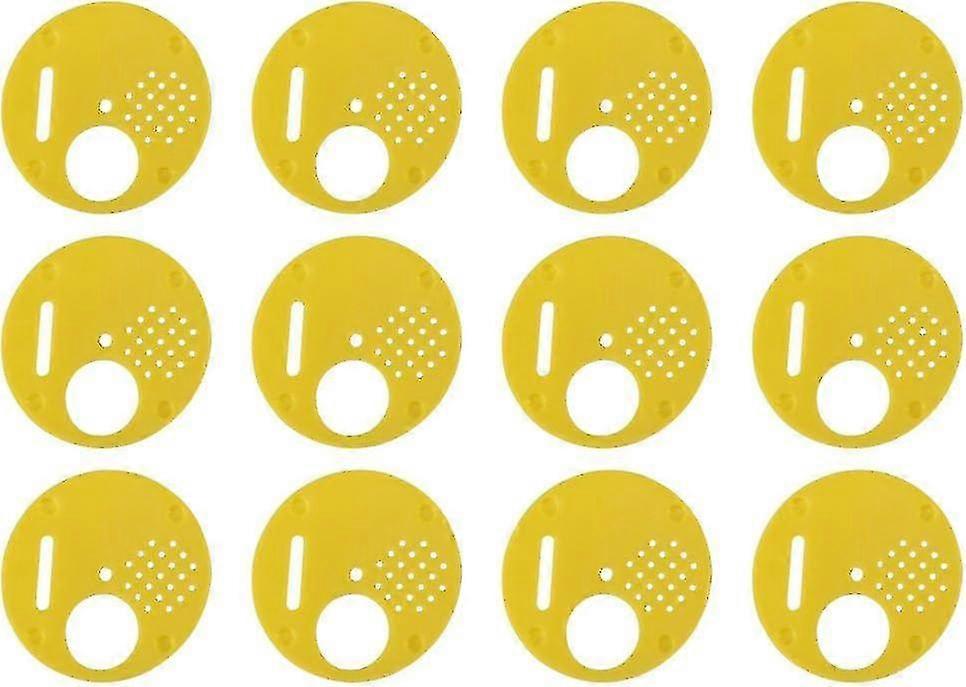 12pcs Plastic 4 Position Disc for Beekeeper Beekeeping Nuclei 6.8cm