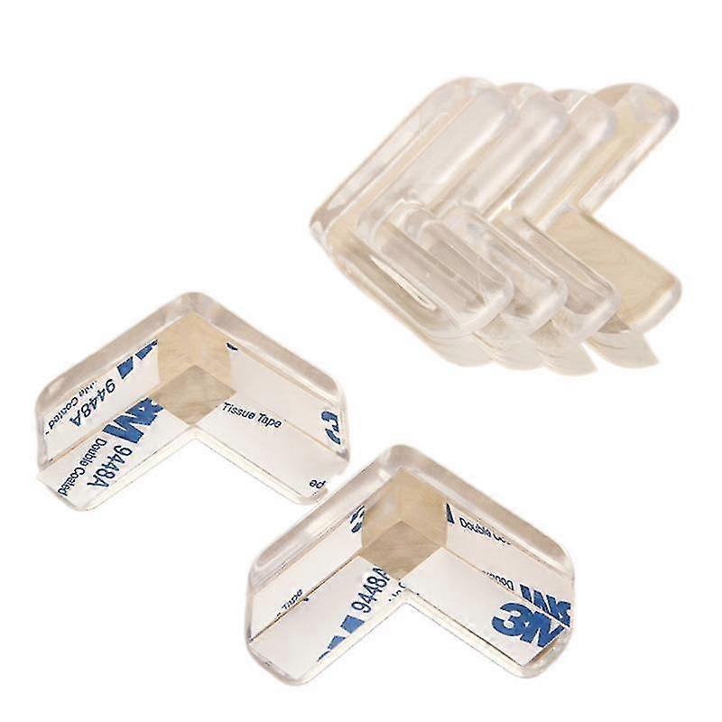 テーブルコーナー保護(12個)子供用コーナープロテクターと12個3m接着剤予約用