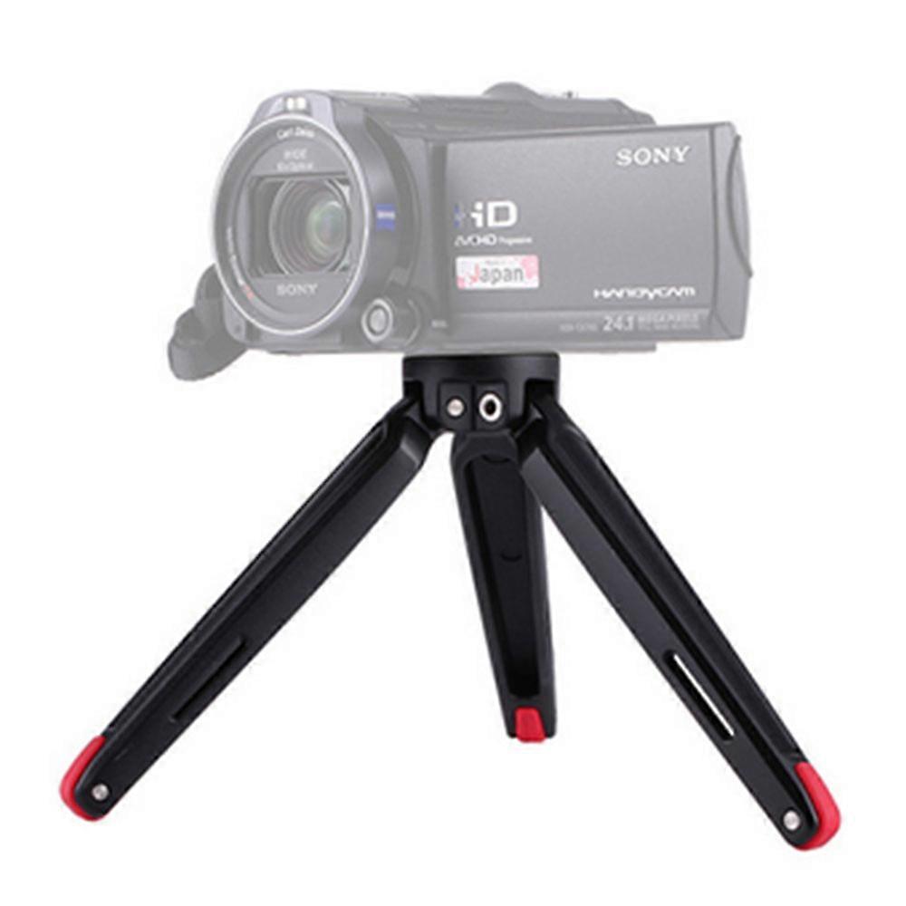 Tabletop Tripod, Swivel Ball Head Adjustable Leg, Bubble Level-red