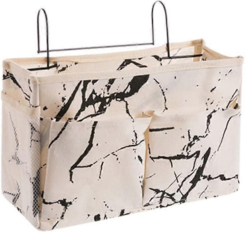 Hammock Organizer, Bedside Table Hanging Basket, Loft Bed Frame with Hook for Home, Office, School