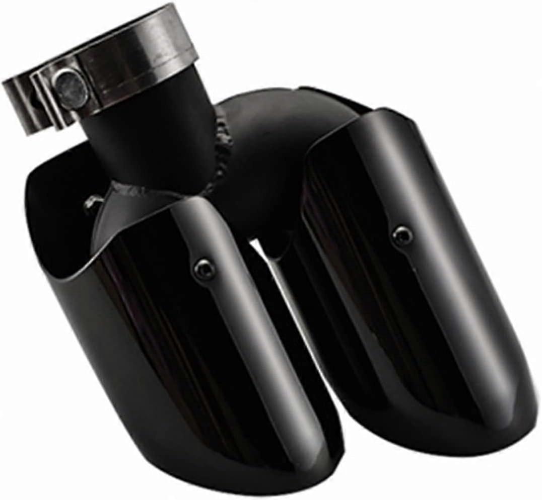 For Macan 2014 eksos tips lyddemper 304 rustfritt stål modifisert eksosrør bil spissen hale lyddemper (farge: svart)