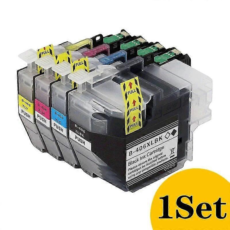 high qualityNew 1set Lc406xl Compatible Ink Cartridge For To Brother Lc406 Lc406xl Ink Cartridge Mfc-j4535dw Mfc-j5855dw Printer Ink