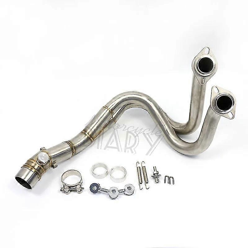 Εξαιρετικός σωλήνας εξάτμισηςΓια Kawasaki ER6N ER6F Versys 650 Z650 Ninja 650 Μοτοσικλέτα Εξάτμιση Διαφυγής Moto Full Systems Σιγαστήρας DB Killer Σωλήνας μπροστινής σύνδεσης