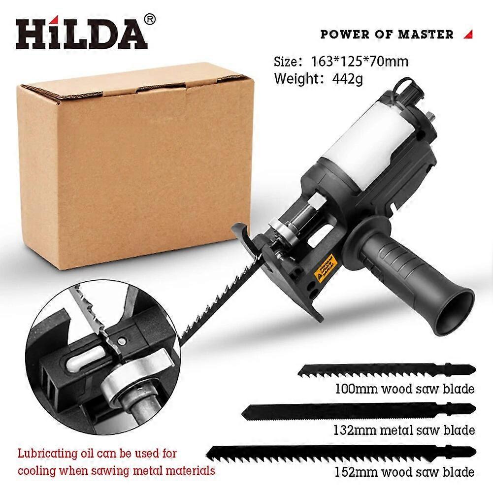 Electric Drill Converter Professional Portable Conversion Head Kits Electric Chainsaw Attachment Woodworking Tool Accessory