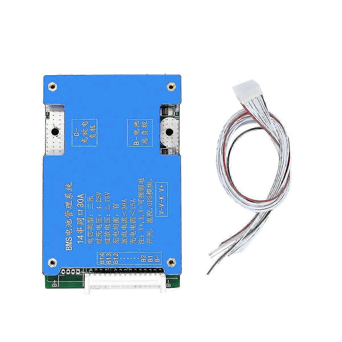 hg14s 52v 30a Ternary Lithium Battery Protection Board With Power Battery With Balance Pcb Board Compatible