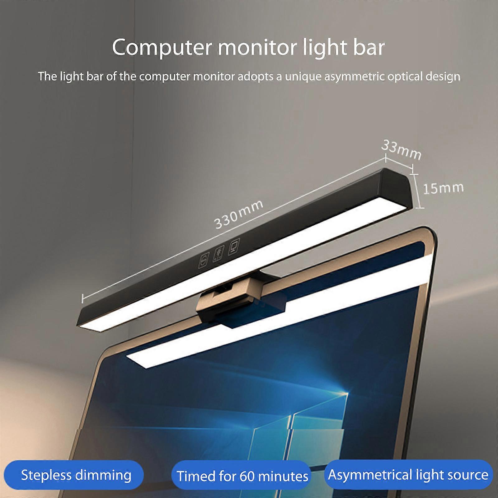 Led Desk Lamp for Computer Monitor, PC Monitor Light Bar, USB Backlight, Reading Light
