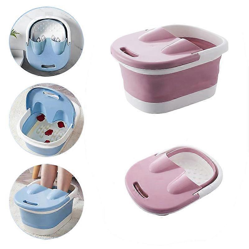 Foldable Foot Bath Foot Bath Tool, Foot Bath Basin with Foot Massager