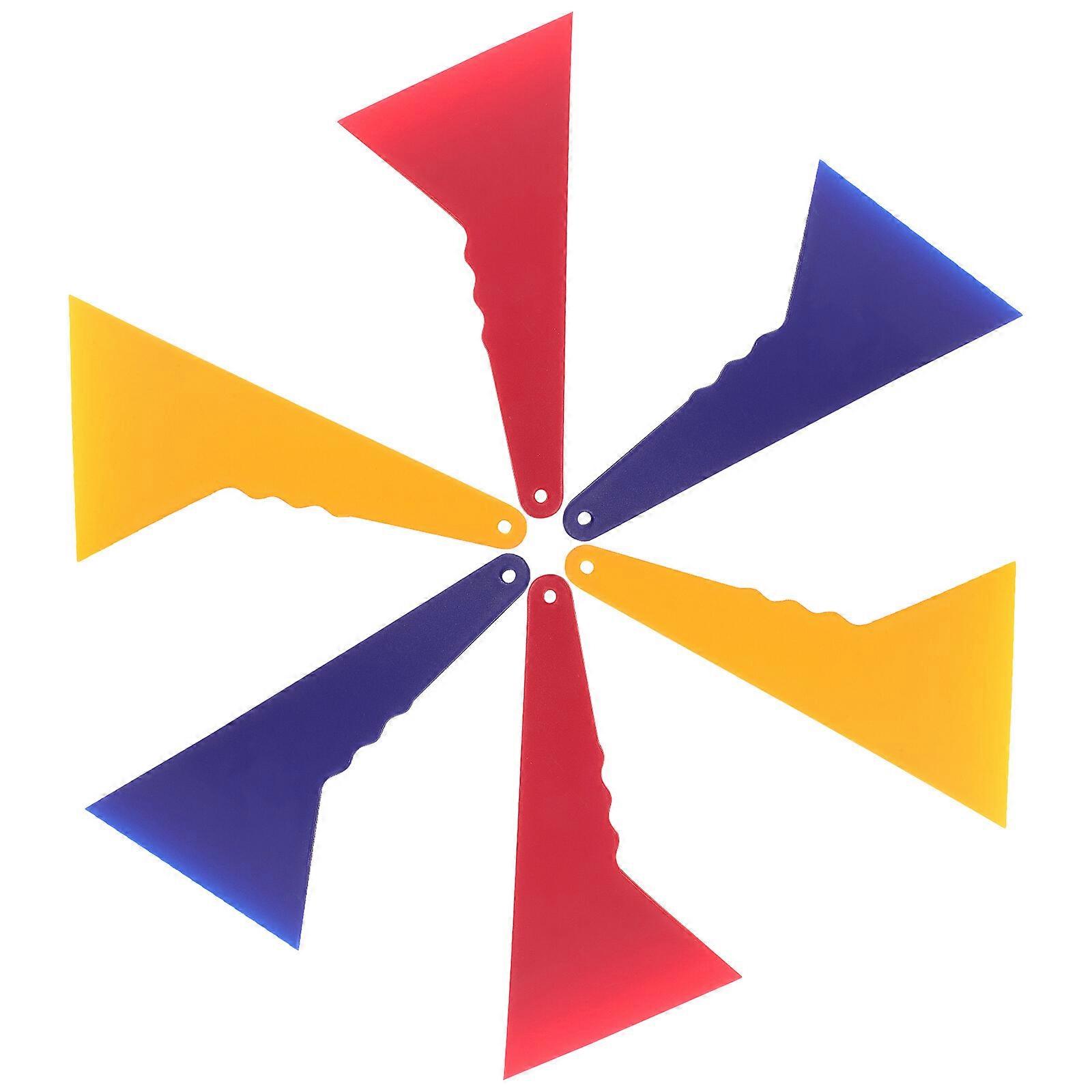 6Pcs Car Vinyl Wrap Squeegee Car Window Decal Sticker Squeegee Scraper Tools