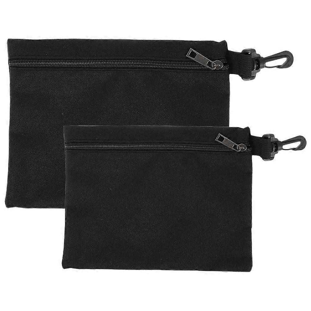 2pcs Tool Organizer Pouch Tool Storage Bag Tool Zipper Bag Portable Tool Bag Pouch