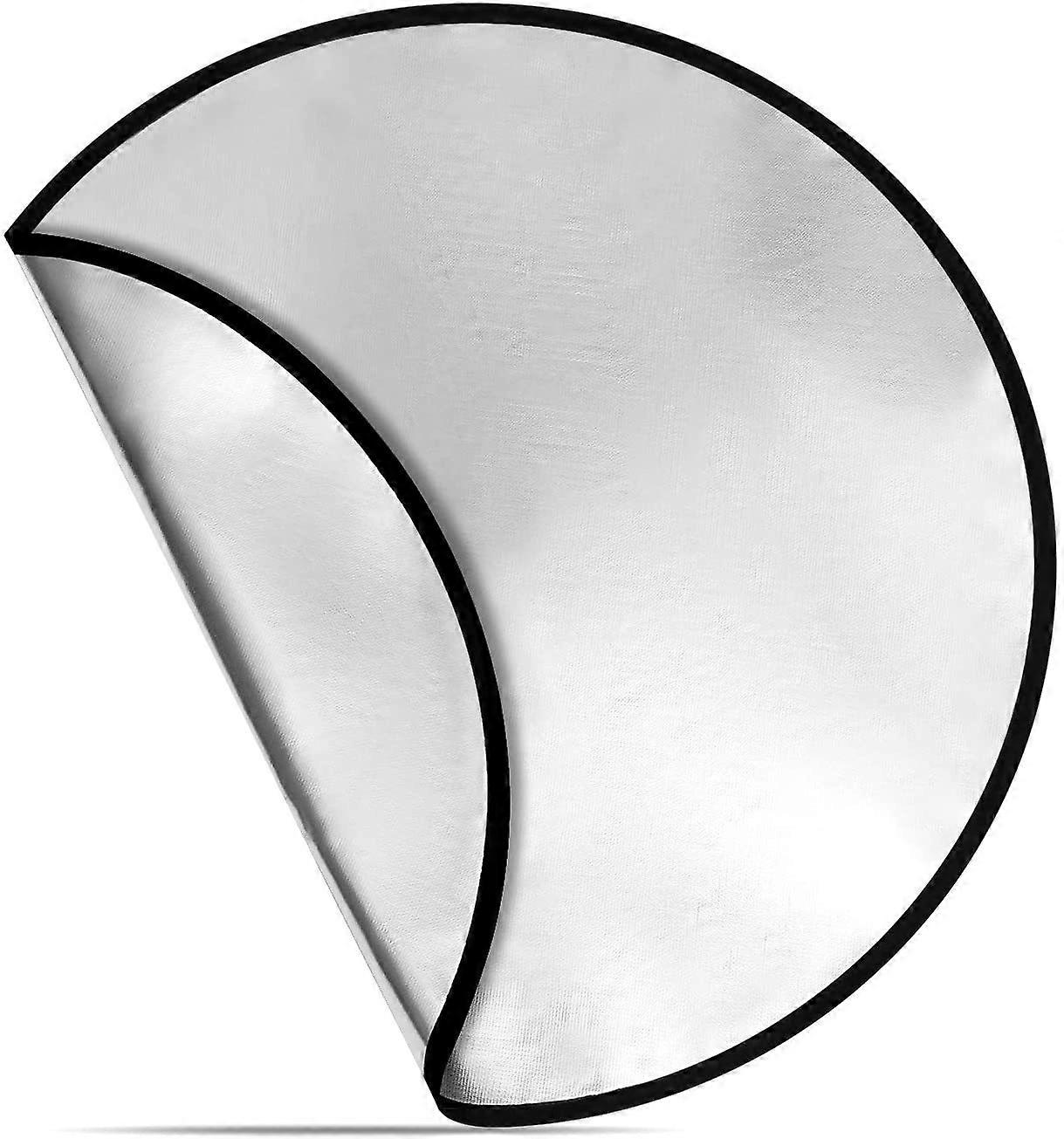 Silicone Fireproof Fire Pit Mat, Fire Pit High Temp Mat1Pcs-Silver