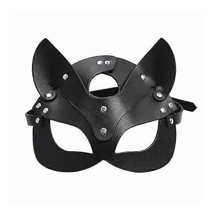 Steampunk Halloween Cat Face Mask