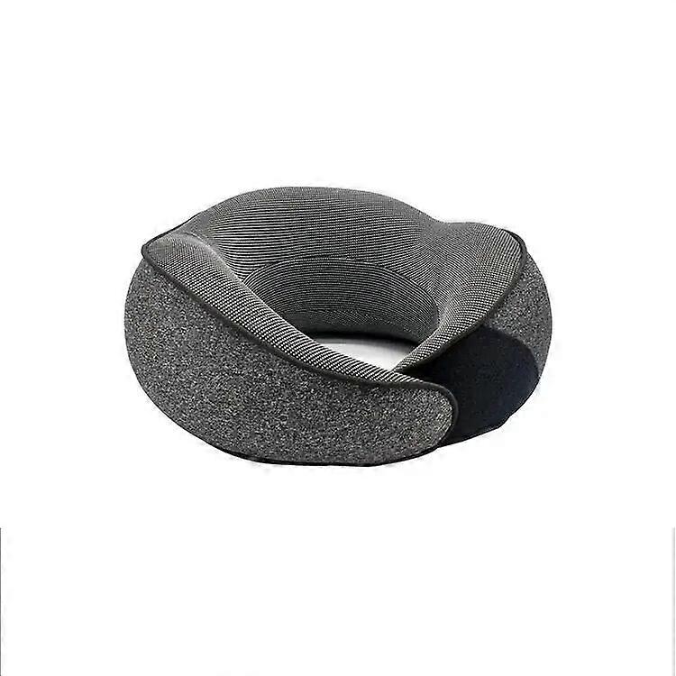 Almohada de viaje para el cuello Almohada de espuma viscoelástica para el cuello del automóvil Almohada portátil en forma de U para el reposacabezas automático Almohada ajustable para el cuello para dormir de viaje