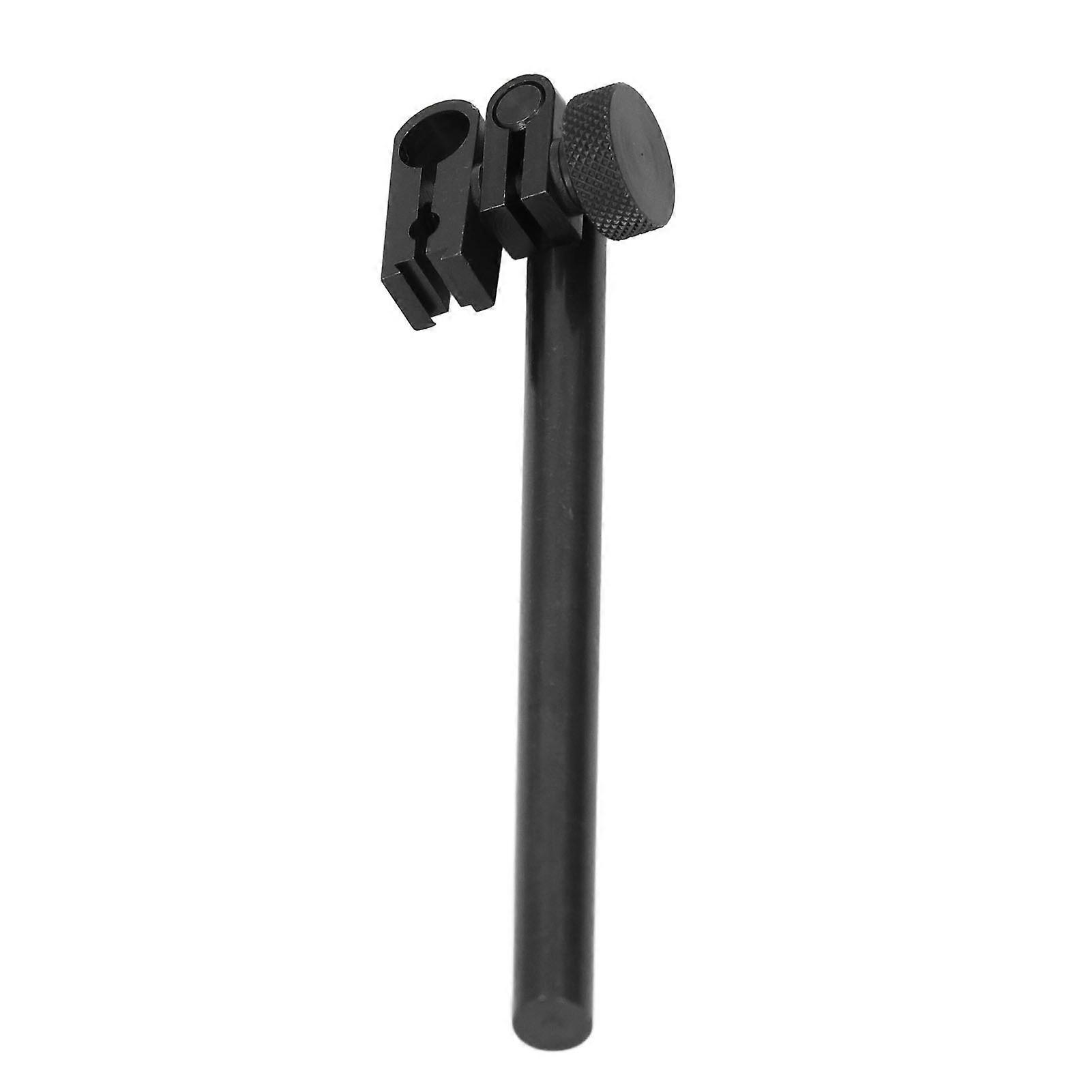 Dial Indicator Holder Bar and Clamp, 6mm 8mm Hole 120mm Length Aluminum Alloy Holder clamp Sleeve Lever dial gauge with Swivel Dovetail Clamp, for