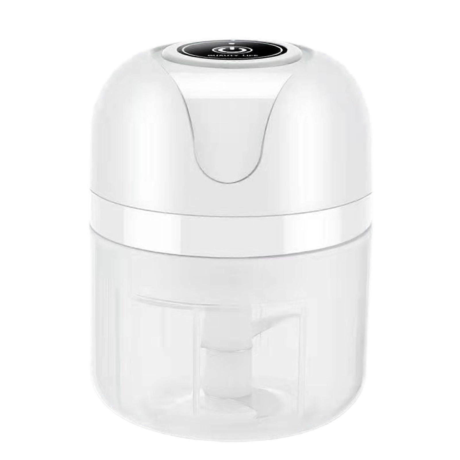 Electric Garlic Press Wireless Water-proof Plastic Simple Operation Electric Meat Grinder Kitchen Tools