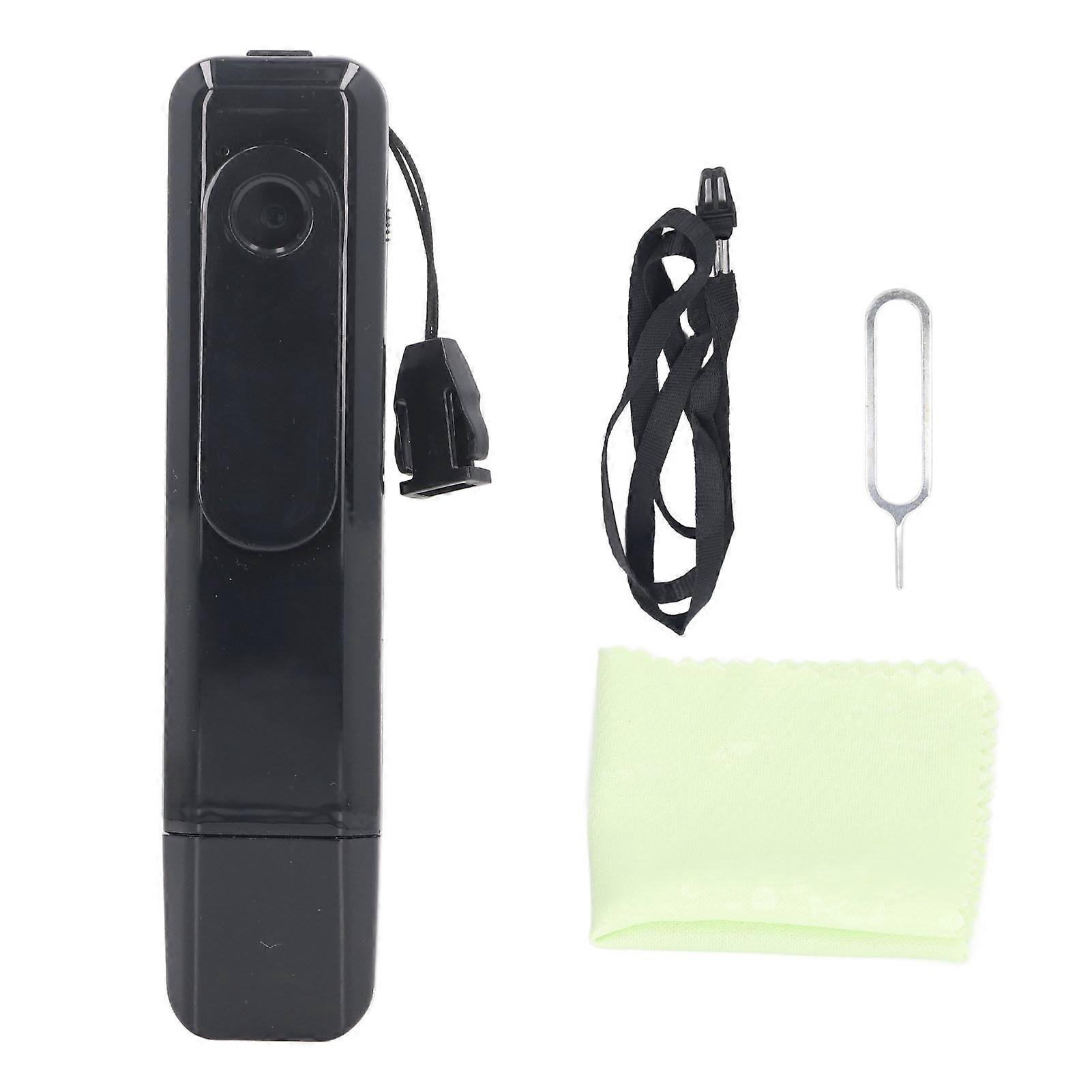 Clip Camera 1080P Portable Mini Recording Camera Rechargeable for Meeting Security