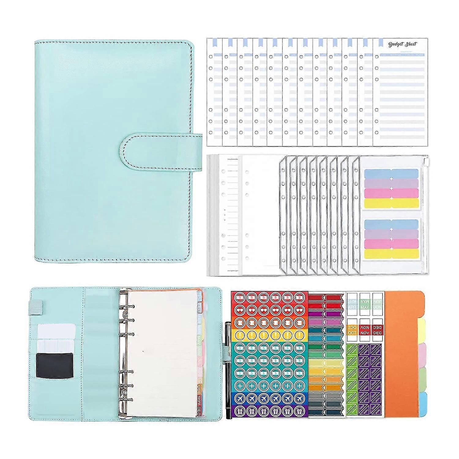 A6 Budt Binder With Zipper Envelopes Cash Envelopes For Budting, My Izer Plr For