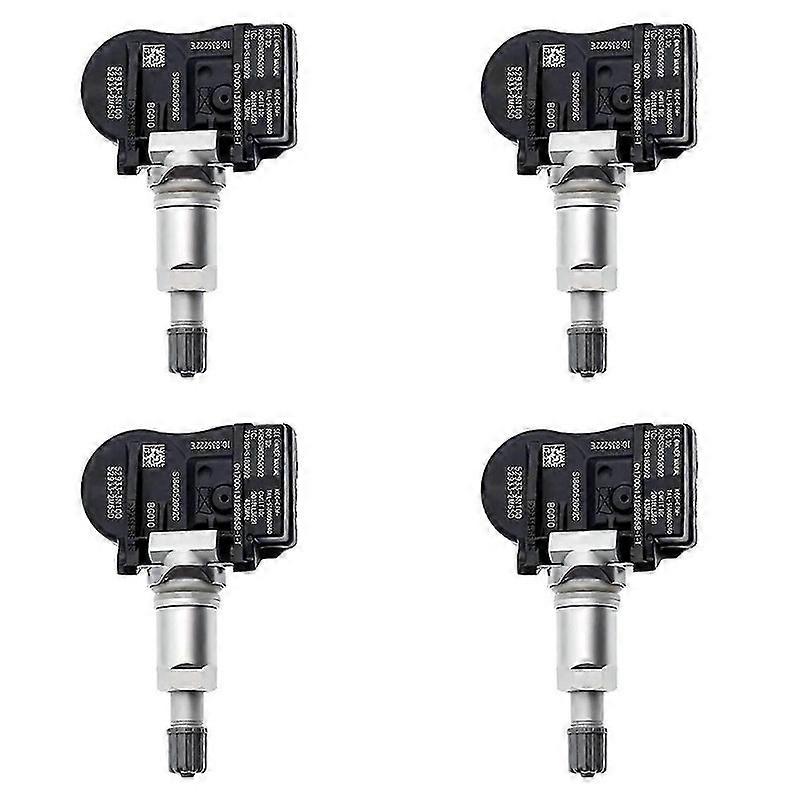 4PCS Däcktryckssensor TPMS 52933-3N100 för Accent I30 IX20 CEED 52933-2J100 52933-B1100 433MHz