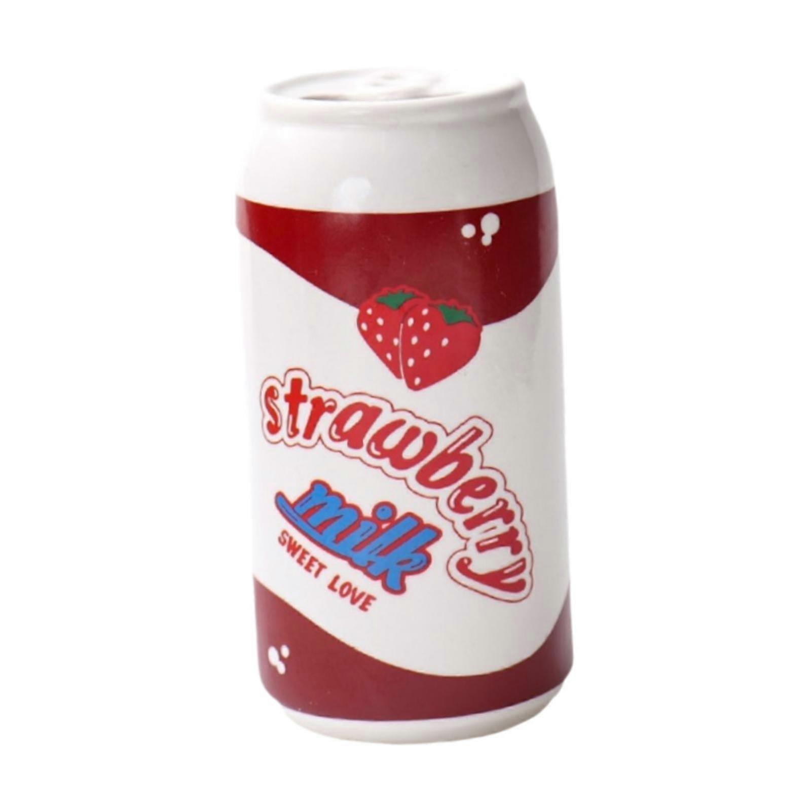 Soda Can Ceramic Flower Vase for Table Centerpiece Decorative Table Ornament Style A
