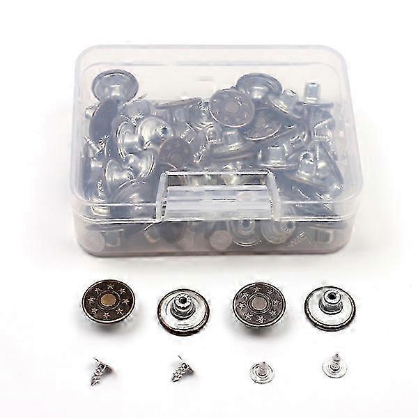 50 pcs jeans buttons 17 mm