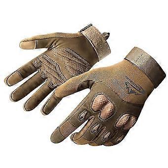 1 Paar taktische Handschuhe für Männer Touchscreen Motorradhandschuhe mit hartem Knöchel für Outdoor-Sportarten