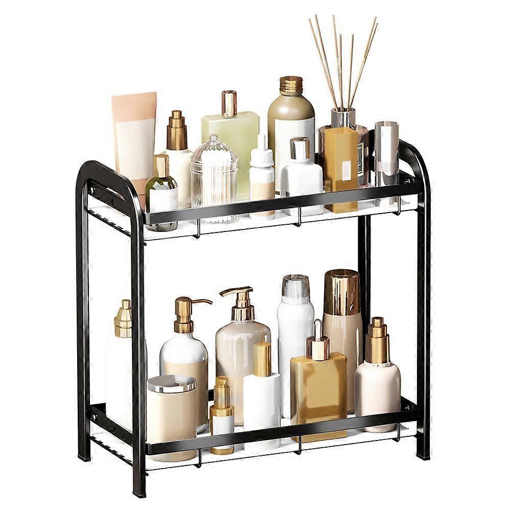 Storage Rack Sturdy Construction Rustproof Corrosion Resistant Easy Installation Versatile Bathroom Organizer Storage Shelf