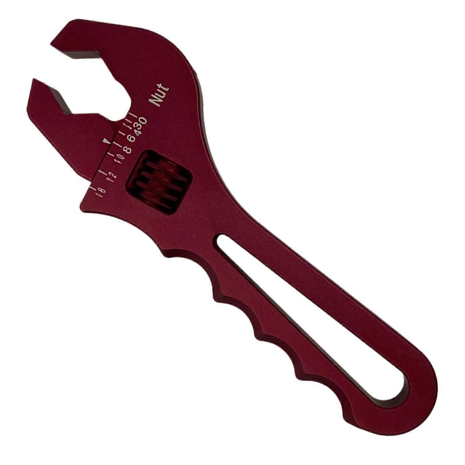 3AN to 16AN Hose Fitting Tool Portable Spanner AN Fittings Wrench Automotive Red