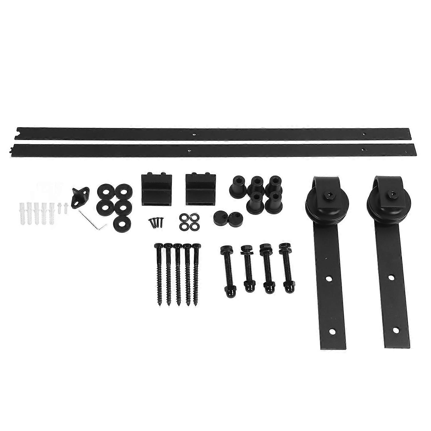 Sliding Door Track Carbon Steel Stable Opening Closing Modern Single Sliding Barn Door Hardware Kit