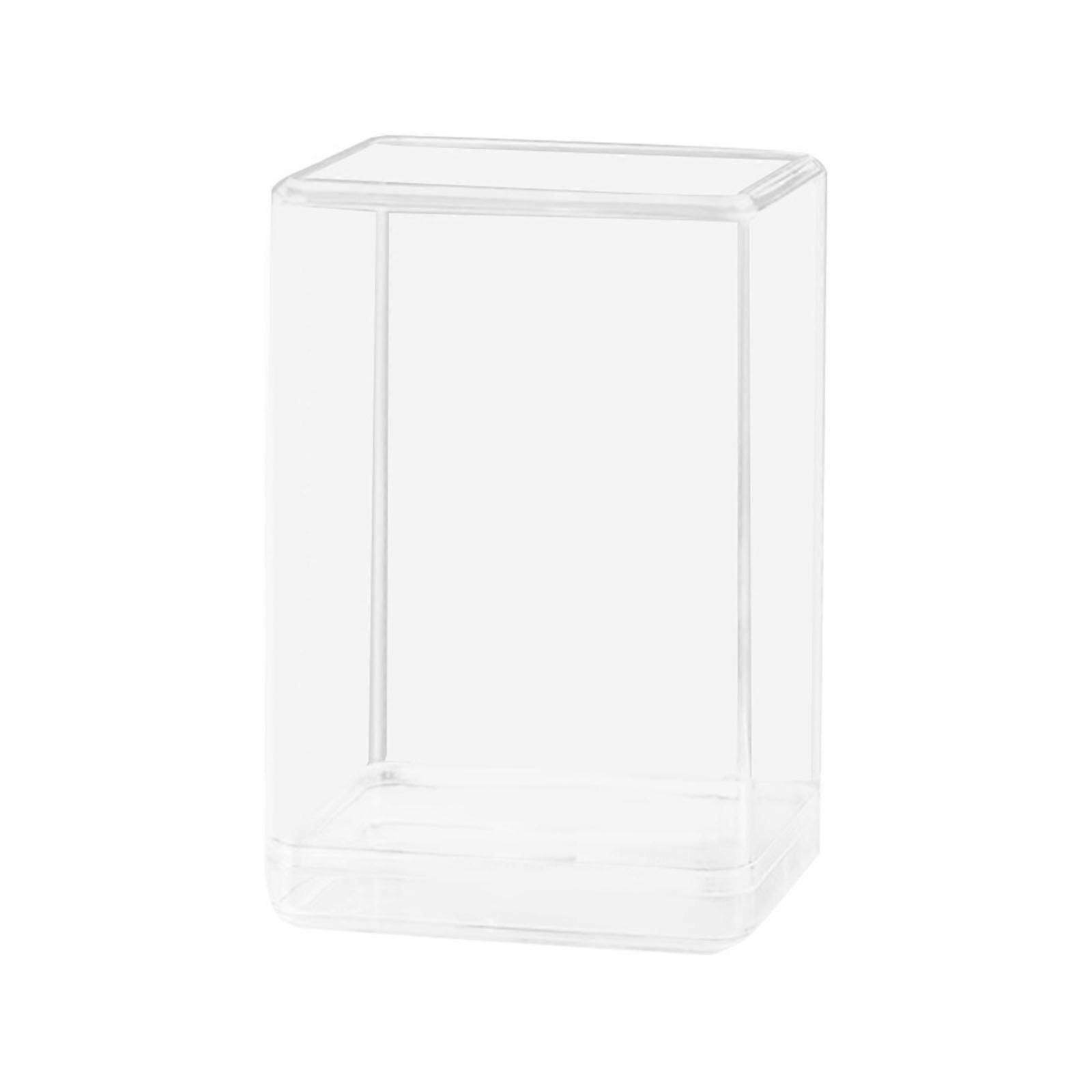 Clear Display Box Crystal Stone Perfume Gemstone Storage Show for Case for Natural Healing Ore Stone Collection Organize S