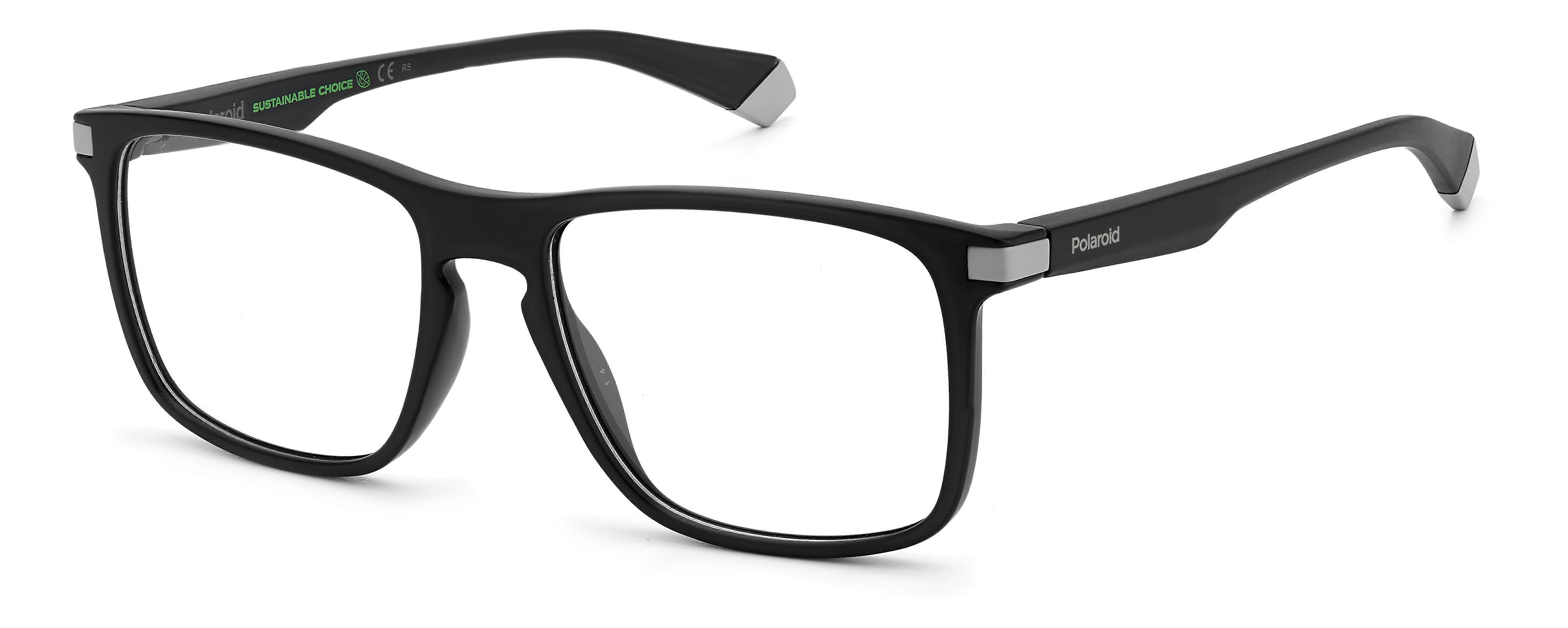 Eyewear Frames POLAROID PLD D447 08A BLACK GREY 54/17/140 MAN