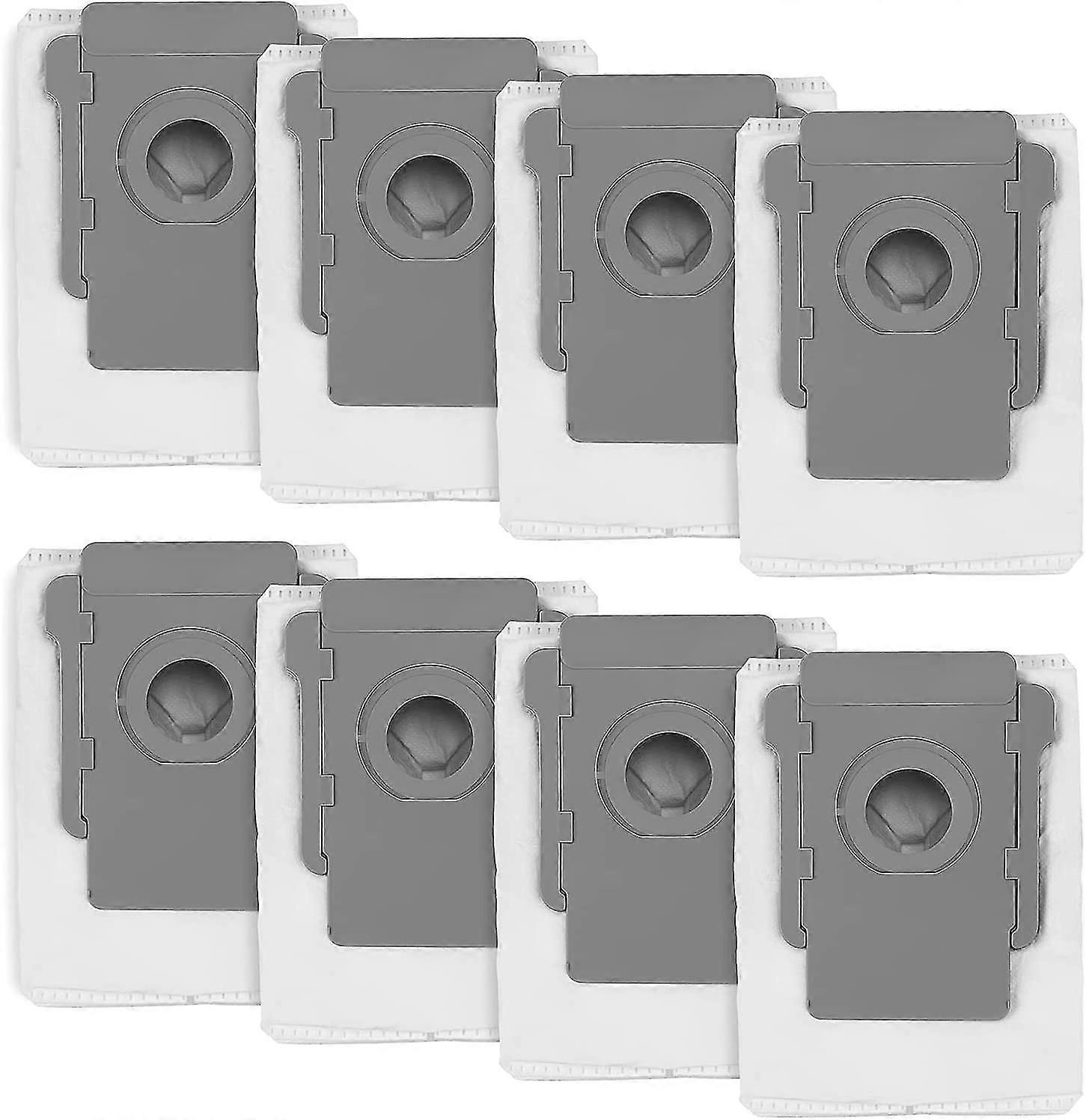 Sac D'aspirateur 8 Pices Compatible Avec Irobot Roomba I3+(3550) I7+(7550) S9+(9550) I6+(6550) I8+(8550) Base De Nettoyage Sac De Traitement Automatiq