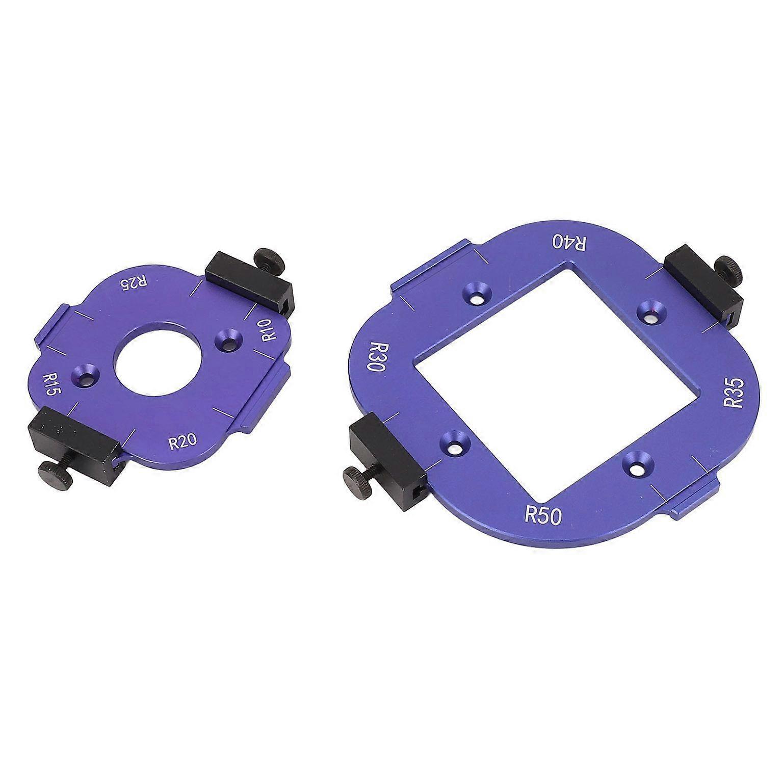 radius jig router template corner radius routing template 2PCS Round Corner