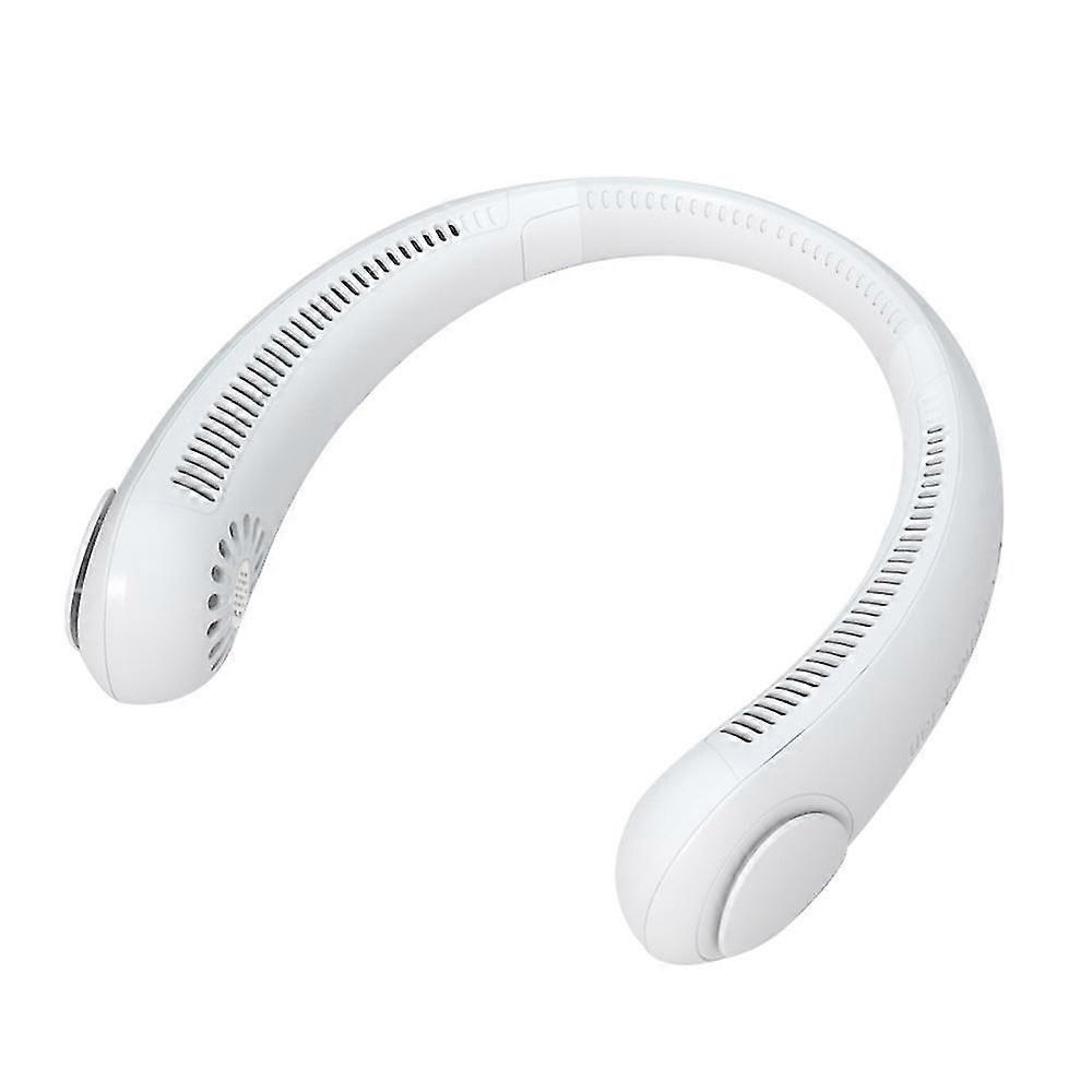 Portable Ne Fan, Hands Free Bladeless Fan,wearable Personal Fan, Leafless, Rechargeable, Headphone Design, Usb Powered Desk Fan
