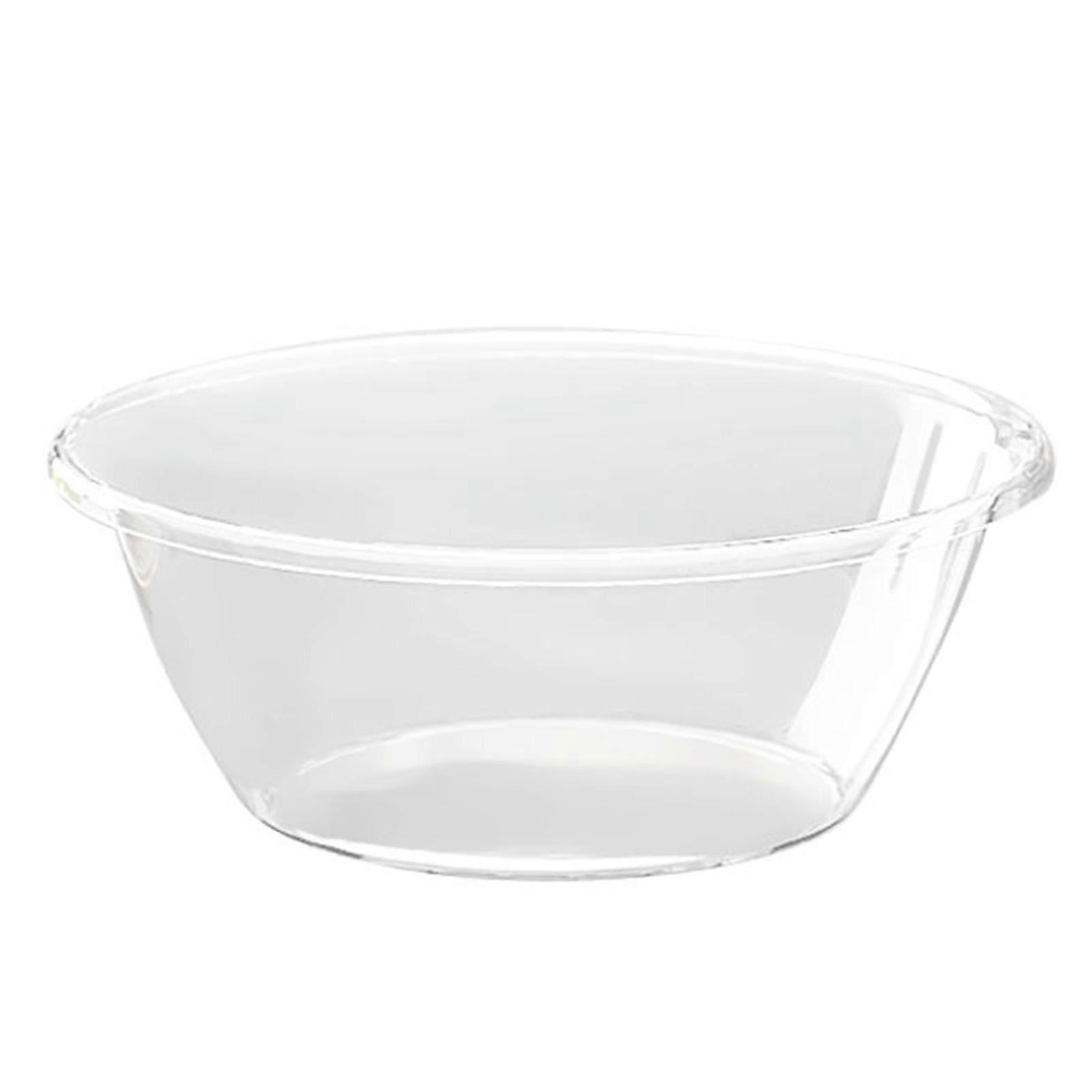 Plastic Mixing Bowl Large Capacity Non Stick Kneading Bowl Ingredients Food Prep Serving Container for Dough Eggs Small Size