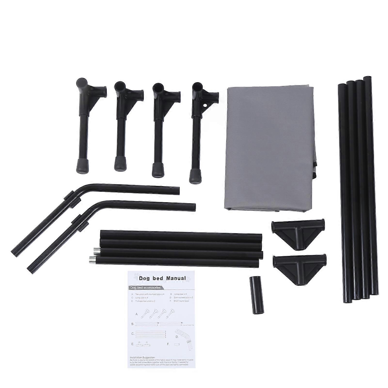 Elevated Dog Bed Breathable Moisture Proof Raised Foldable Beds for Large Medium Small Dogs