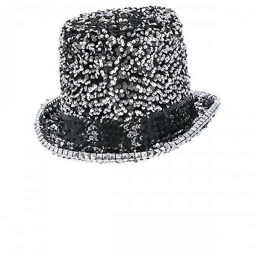 Fever Deluxe Sequins Felt Top Hat