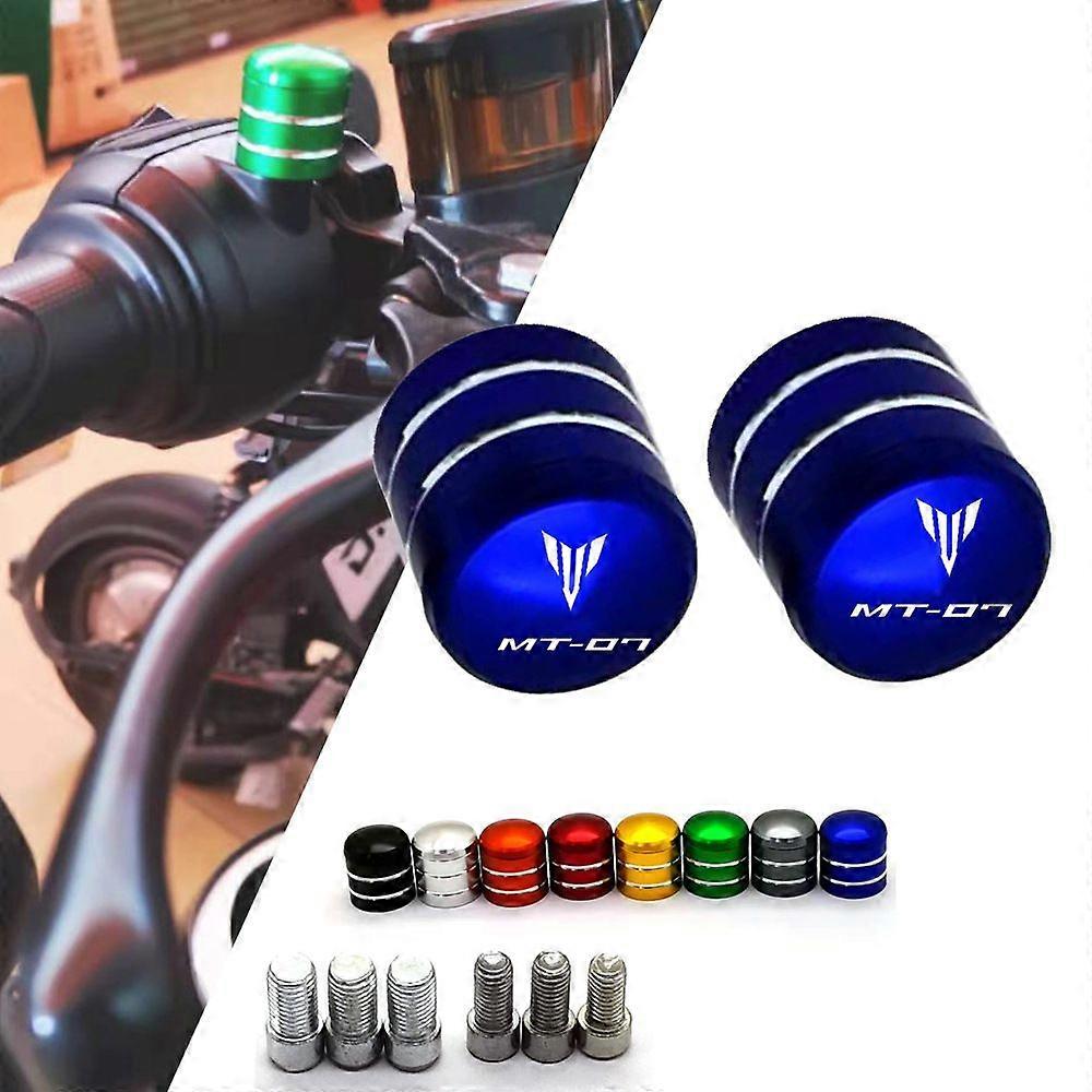 HaKeLai Suitable for motorcycle MT07 MT-07 FZ07 FJ07 aluminum alloy modified rearview mirror screw plug hole plug
