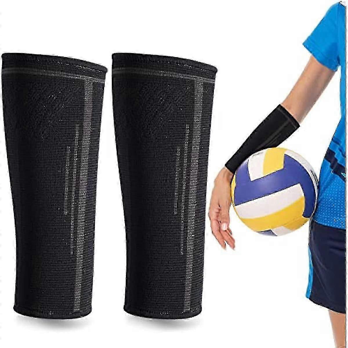 1 Pair Volleyball Arm Sleeves, Volleyball Compression Sleeves Sports Forearm Sleeves, Protect Arms From Sting