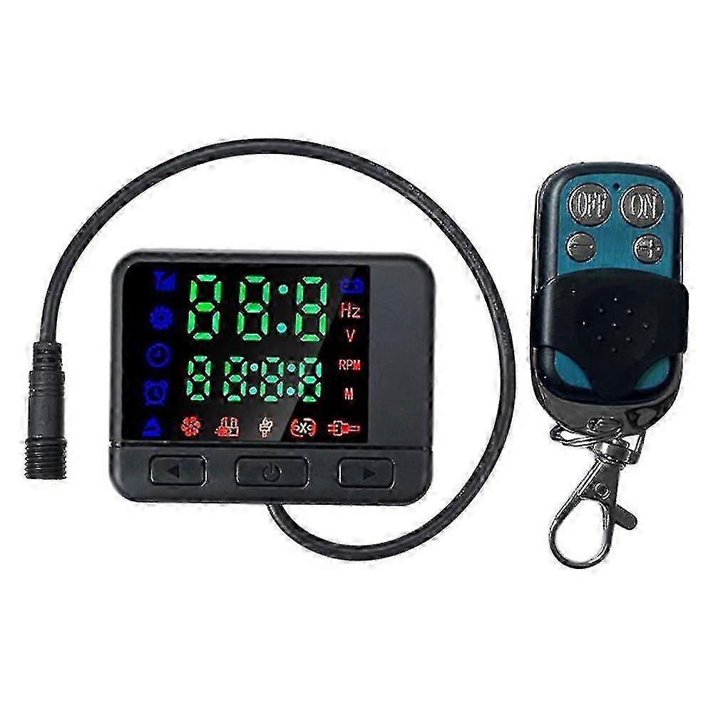 12v/24v Air Heater Lcd Monitor Switchremote Control Compatible Car Truck Parking Heater Controller