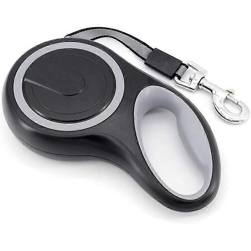 8M Retractable Dog Leash for Large Dogs Up to 110 lbs 50 kg Automatic Dog Training Leash Grey