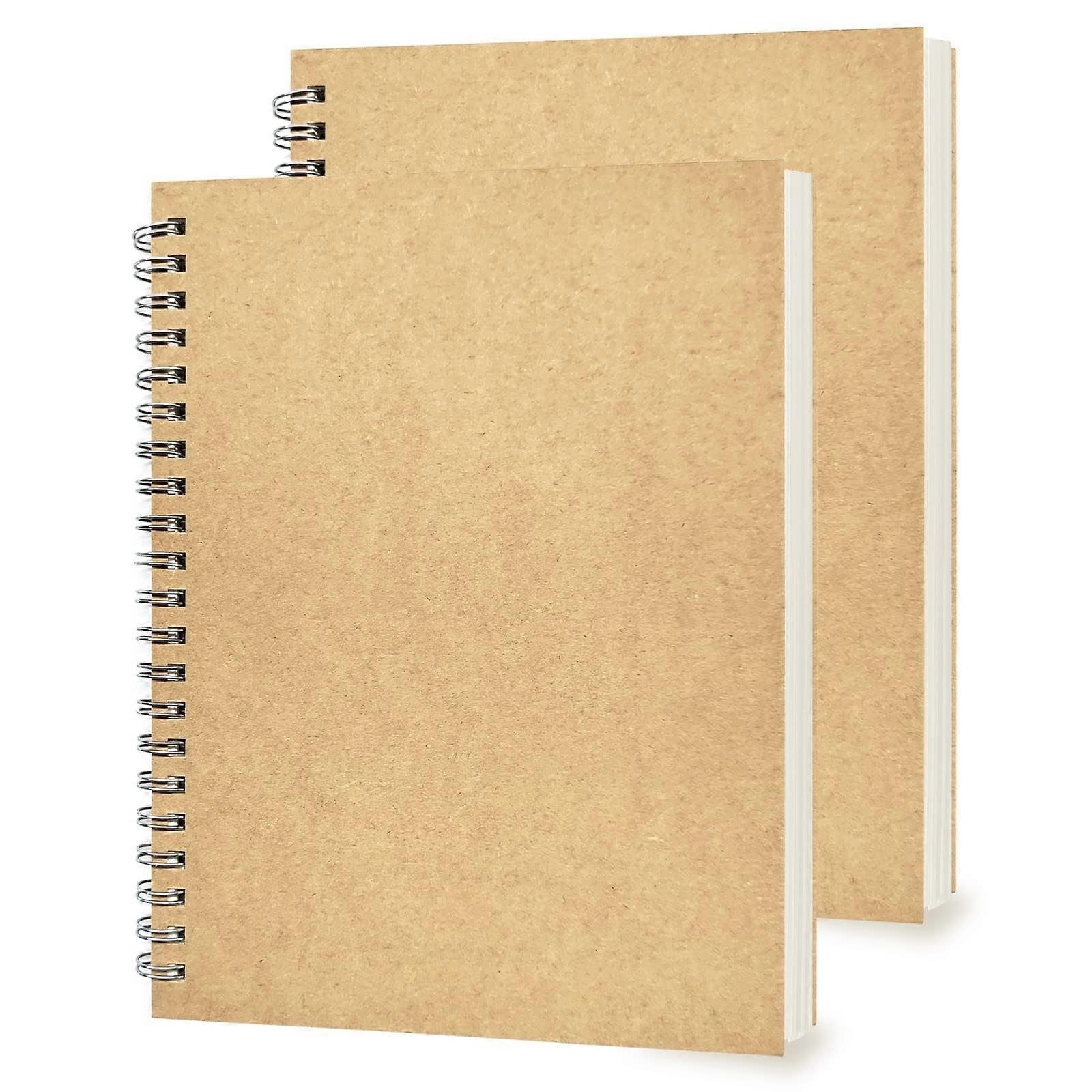 2 Pack College Ruled Soft Yellow Cover Spiral Notebook For Students And Office Use 7.48 X 5.11 Inch