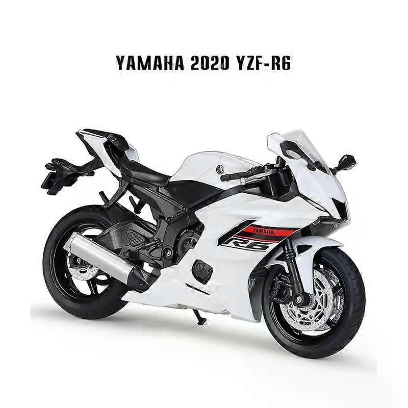 1:12  New Style  2020 YZF-R6  2020 Authorized Simulation Alloy Motorcycle Model Toy Car Collecting MAXP
