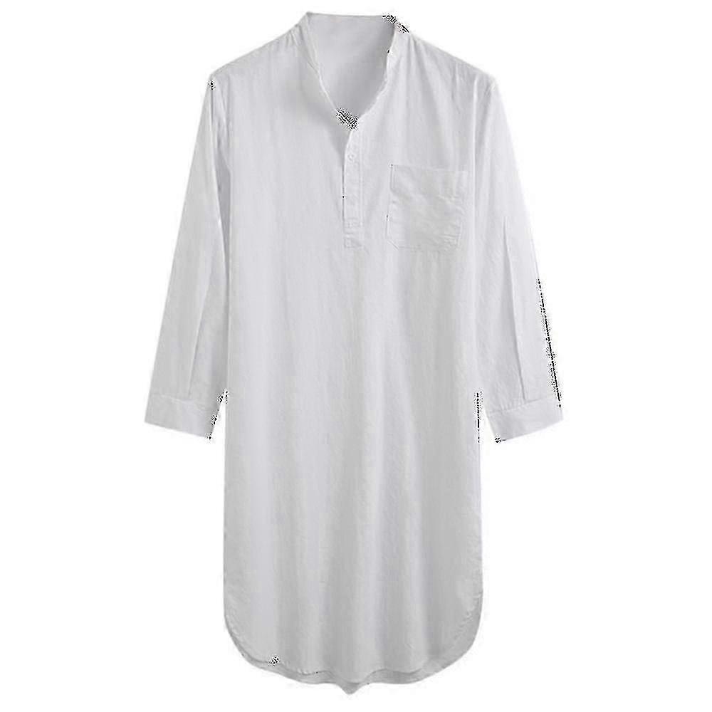 1009919901452Camicia da notte in cotone per uomo f26