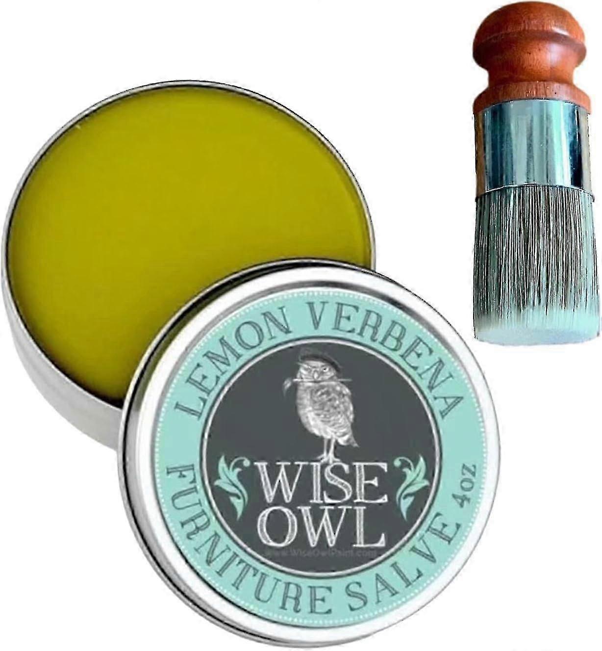 Wise Owl bútorkenőcs bőrre, Wise Owl Furniture Salve bőrre, Bőr Salve bútorokhoz, Bőr bútor Salve és kefe