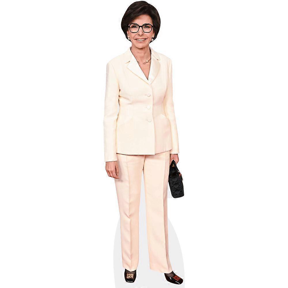 Rachida Dati (Cream Suit) Cardboard Cutout (lifesize OR mini size). Standee. Stand Up.
