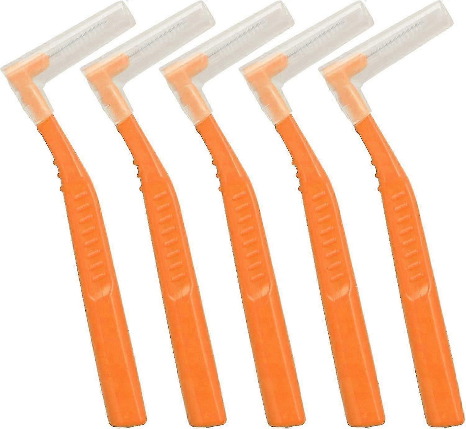 5Pcs L Shaped Interdental Brushes to Effectively Plaque and Remove Braces
