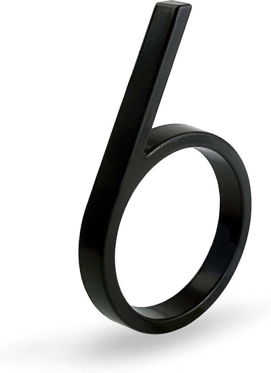 Floating House Number Plaque 5 inch (12 cm) Modern Door Numbers Sign Plate Street Home Add